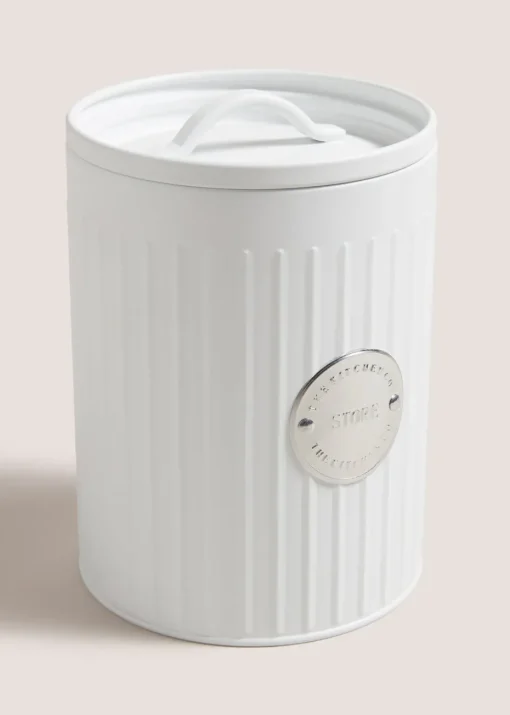 The Kitchen Co White Store Tin