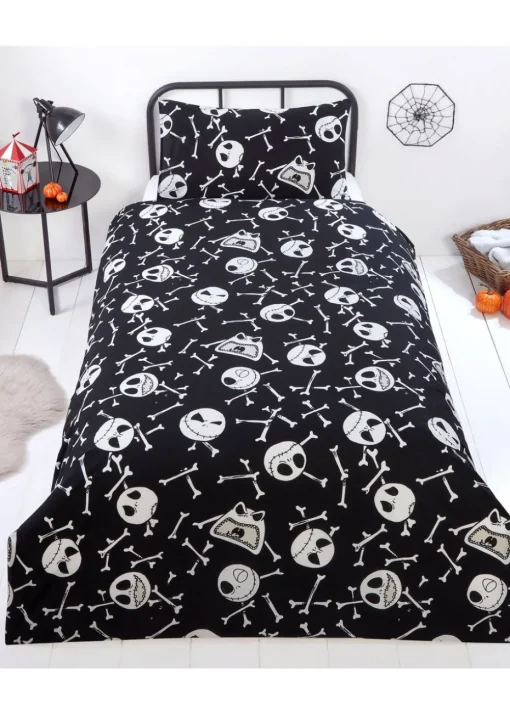 The Nightmare Before Christmas Grey Duvet Set