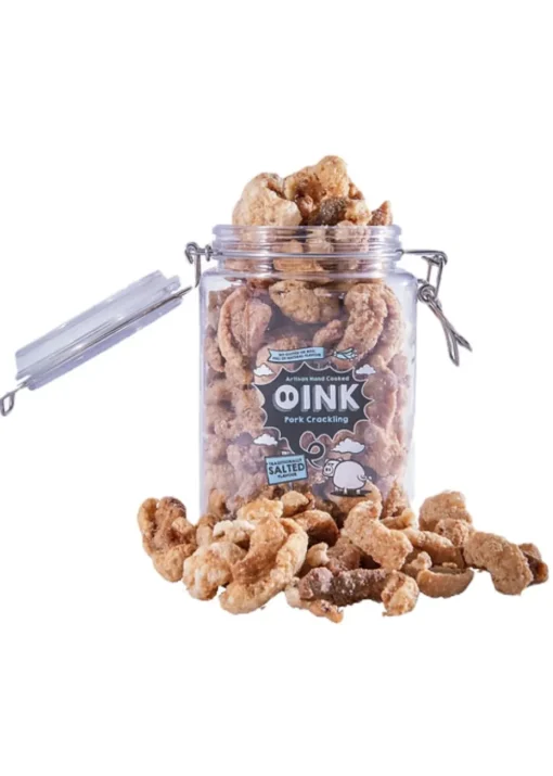 The Oink Company Traditionally Salted Pork Crackling Gifting Jar