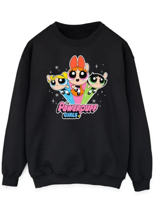 The Powerpuff Girls Black Logo Sweatshirt