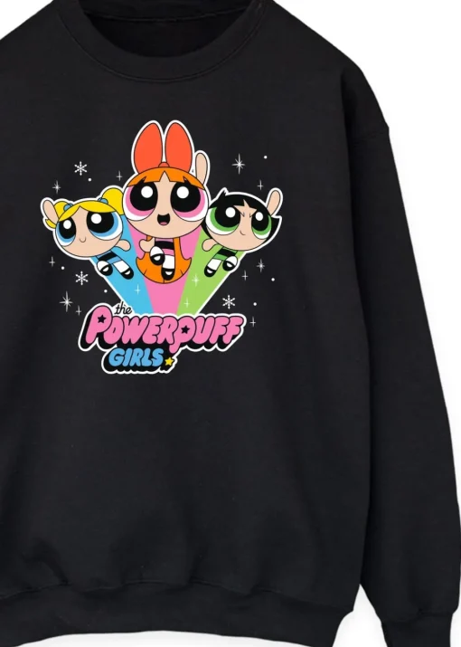 The Powerpuff Girls Black Logo Sweatshirt