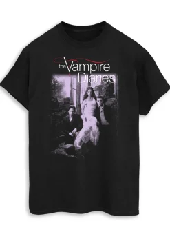 The Vampire Diaries Black Boyfriend Fit Graphic T-Shirt