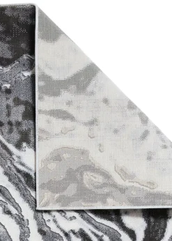 Think Rugs Apollo Grey Modern Abstract Rectangle Rug