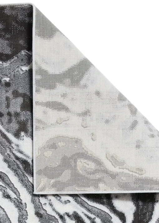 Think Rugs Apollo Grey Modern Abstract Rectangle Rug
