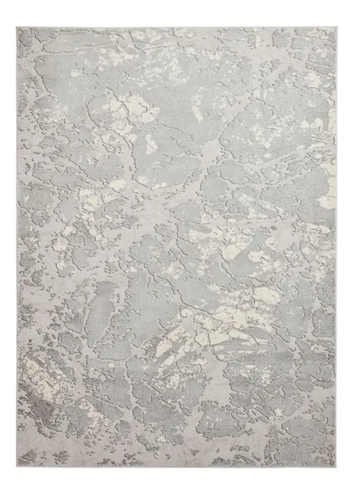 Think Rugs Apollo Grey/Ivory Modern Abstract Rectangle Rug