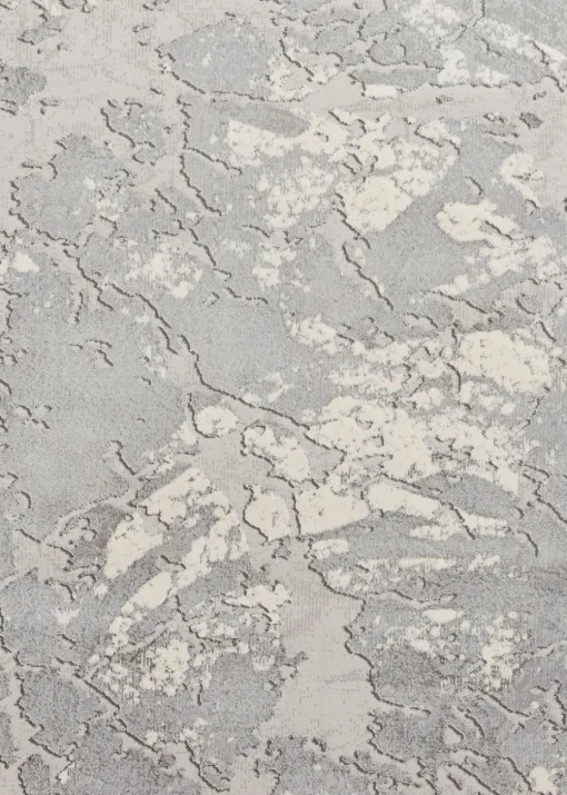 Think Rugs Apollo Grey/Ivory Modern Abstract Rectangle Rug