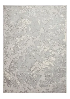 Think Rugs Apollo Grey/Ivory Modern Abstract Rectangle Rug