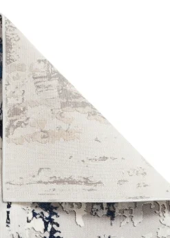 Think Rugs Apollo Grey/Navy Modern Abstract Rectangle Rug