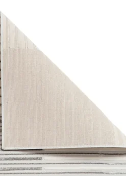 Think Rugs Apollo Ivory Modern Linear Rug