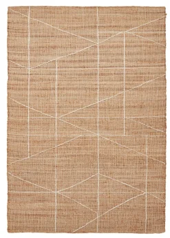 Think Rugs Bazaar Natural Natural Rectangle Rug