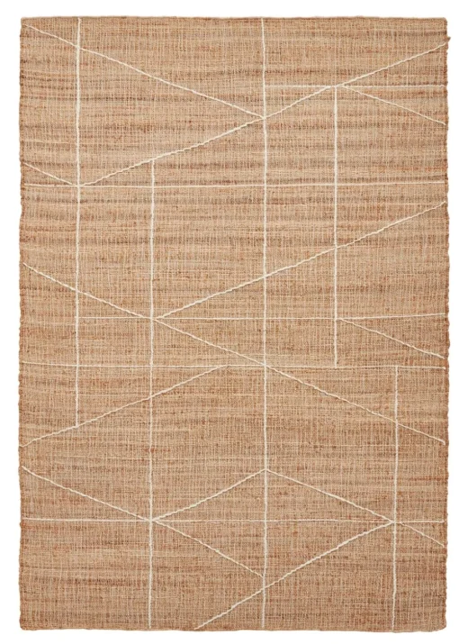 Think Rugs Bazaar Natural Natural Rectangle Rug