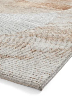 Think Rugs Creation Gold/Brown Modern Geometric Rug