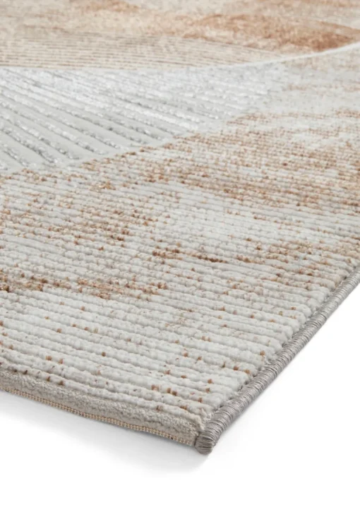 Think Rugs Creation Gold/Brown Modern Geometric Rug
