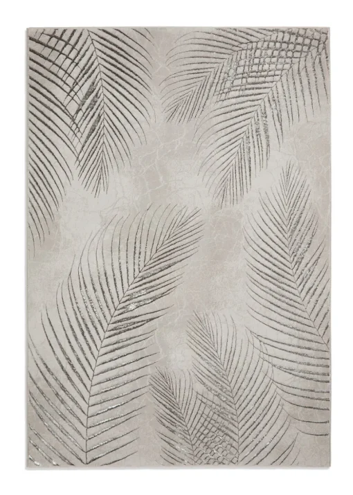 Think Rugs Creation Grey Botanical Rug