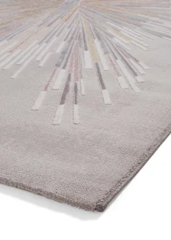 Think Rugs Creation Pink Modern Geometric Rug