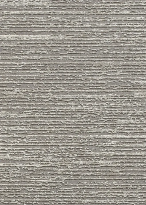 Think Rugs Flores Grey Modern Rectangle Rug