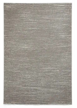 Think Rugs Flores Grey Modern Rectangle Rug