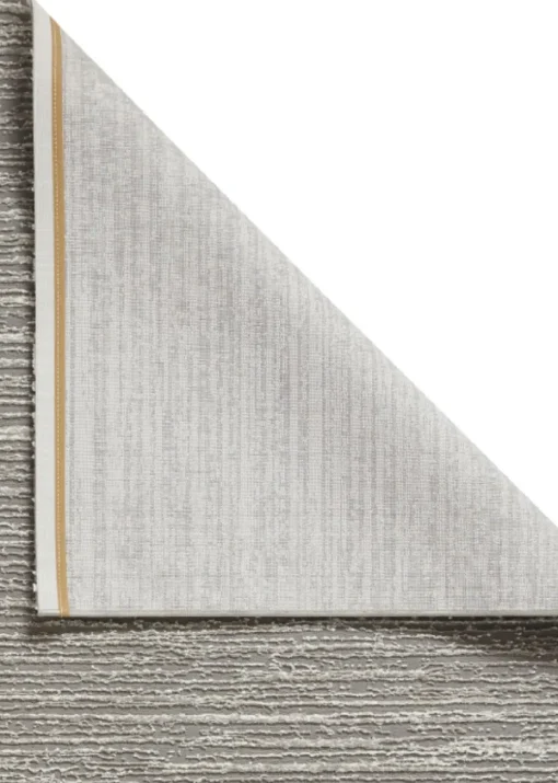 Think Rugs Flores Grey Modern Rectangle Rug
