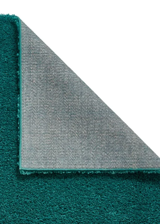 Think Rugs Sierra Jewel Green Plain Shaggy Rectangle Rug