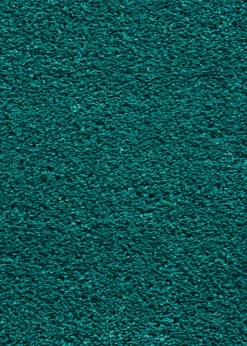Think Rugs Sierra Jewel Green Plain Shaggy Rectangle Rug