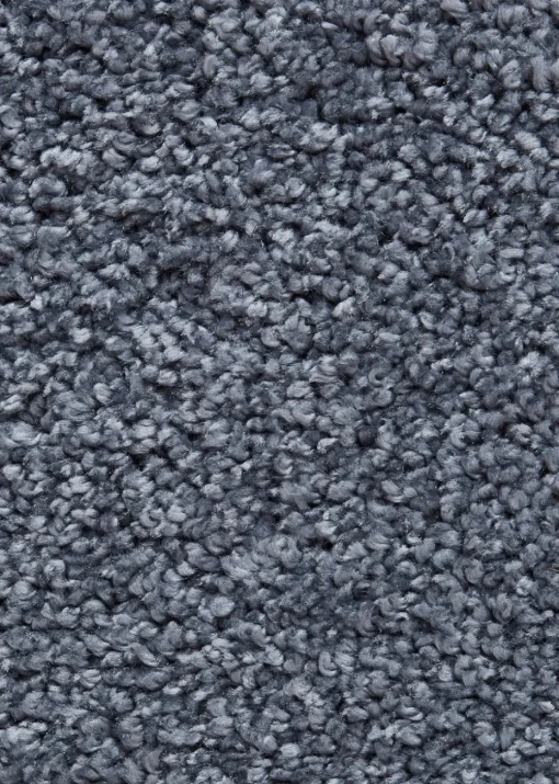 Think Rugs Sierra Slate Grey Plain Shaggy Rectangle Rug