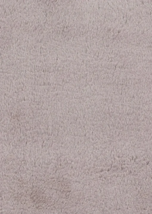 Think Rugs Super Teddy Grey Plain Shaggy Rectangle Rug