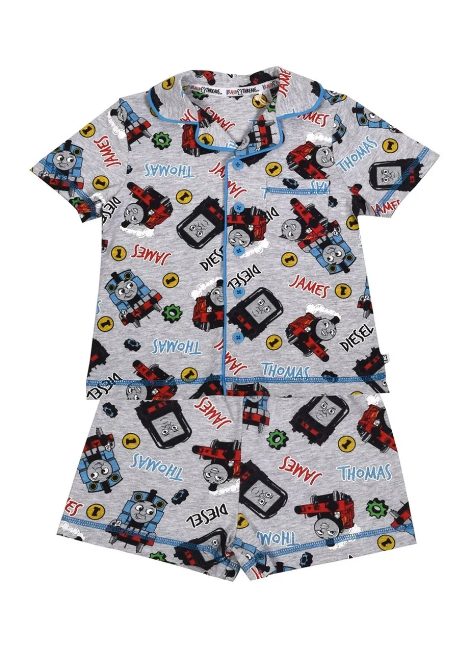 Thomas and Friends Grey Engine Kids Short Pyjama Set (12 months- 4 yrs)