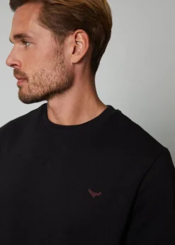 Threadbare Black Crew Neck Sweatshirt