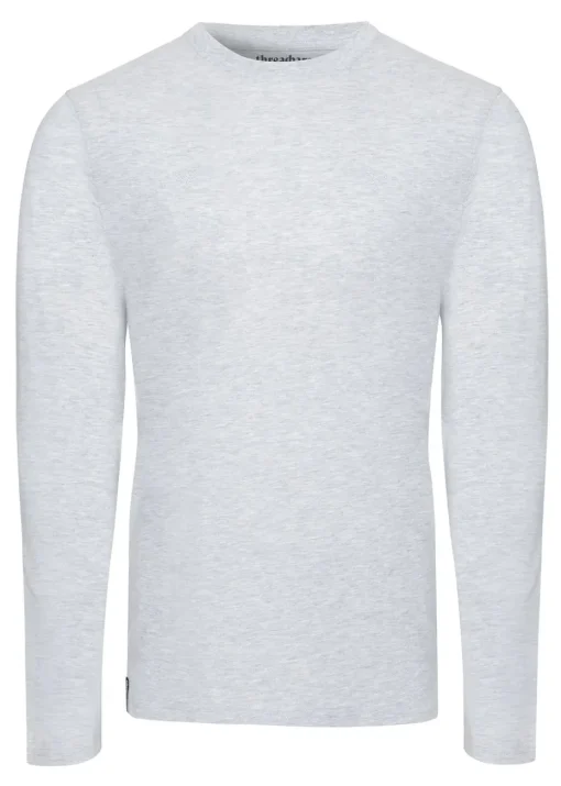 Threadbare Black 3-Pack Assorted Long Sleeve Cotton T Shirts