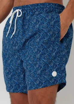 Threadbare Blue 3 Pack Mixed Swim Shorts