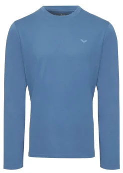 Threadbare Blue 5-Pack Assorted Long Sleeve Cotton T Shirts