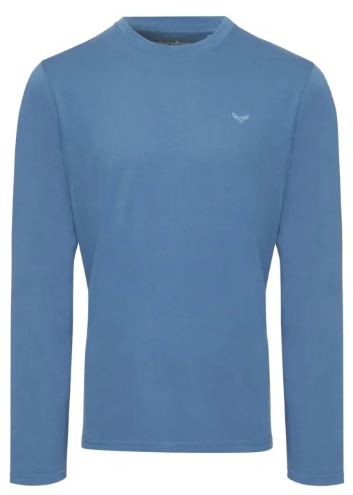 Threadbare Blue 5-Pack Assorted Long Sleeve Cotton T Shirts