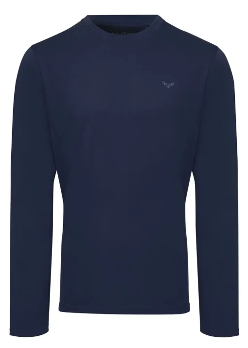 Threadbare Blue 5-Pack Assorted Long Sleeve Cotton T Shirts