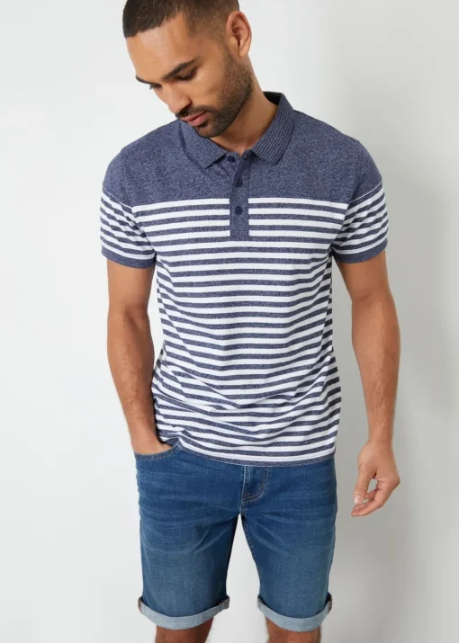 Threadbare Blue Turn Up Denim Shorts