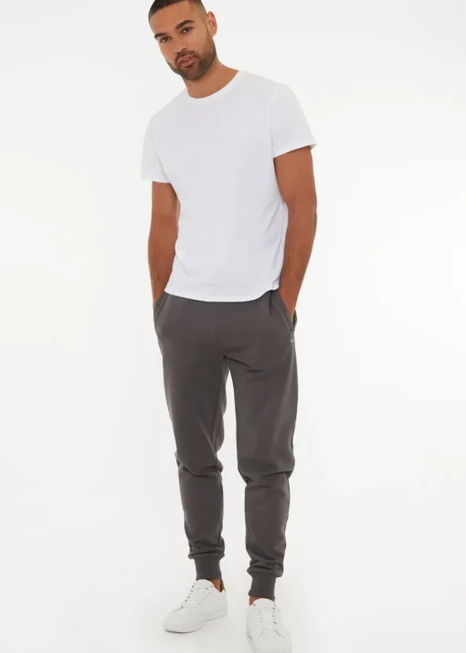 Threadbare Dark Grey Cotton Blend Joggers
