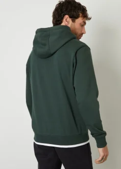 Threadbare Green Mock T-Shirt Pullover Hoodie