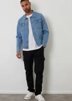 Threadbare Light Blue Light Wash Denim Jacket