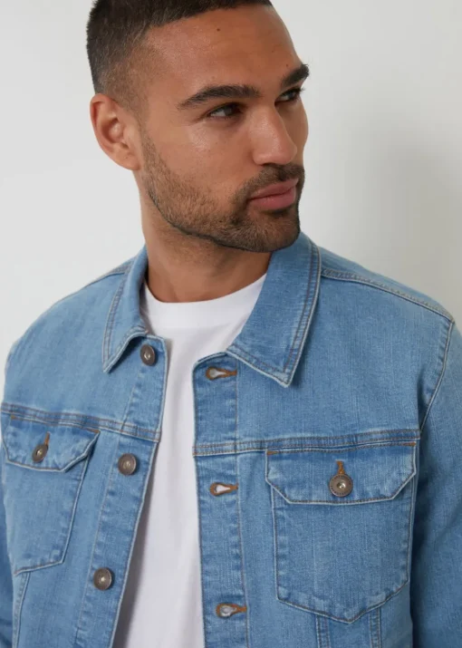 Threadbare Light Blue Light Wash Denim Jacket