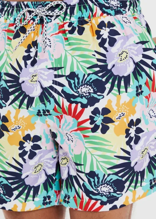 Threadbare Multi Floral Print Swim Shorts