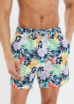 Threadbare Multi Floral Print Swim Shorts