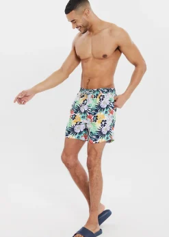 Threadbare Multi Floral Print Swim Shorts