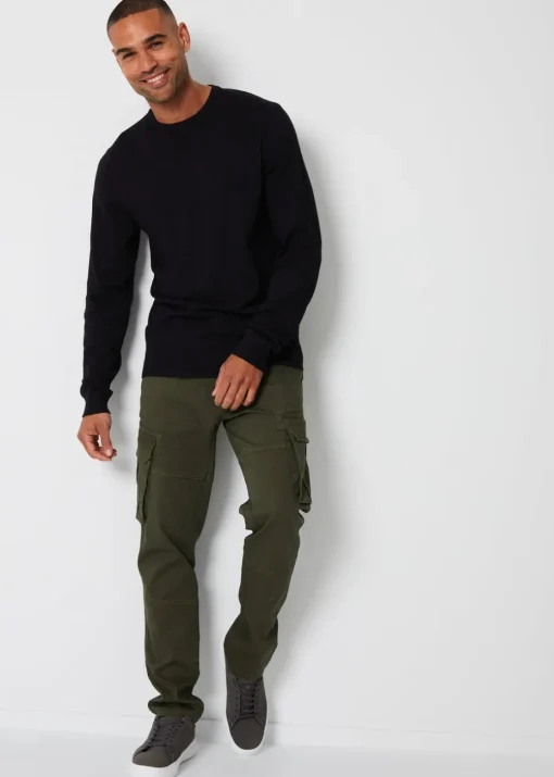 Threadbare Navy  2 Pack Crew Neck Knitted Jumpers
