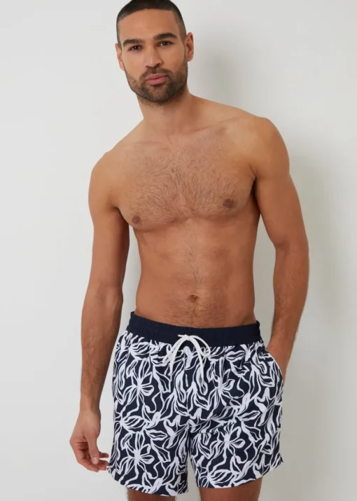 Threadbare Navy 2 Pack Mixed Swim Shorts
