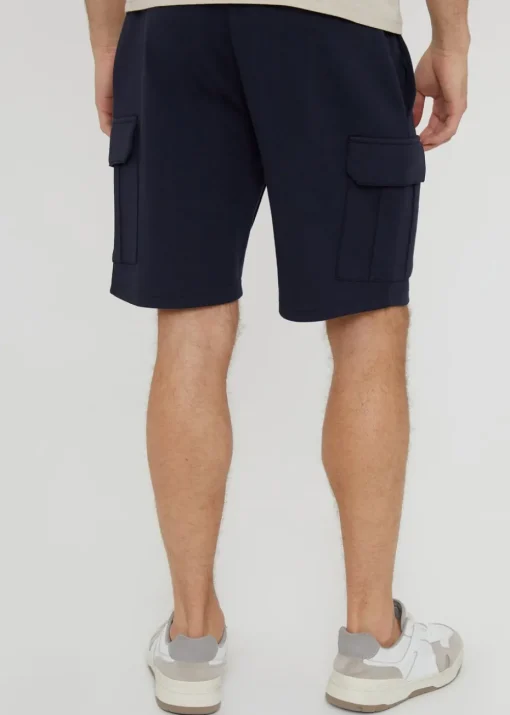 Threadbare Navy Cargo Pocket Sweat Shorts