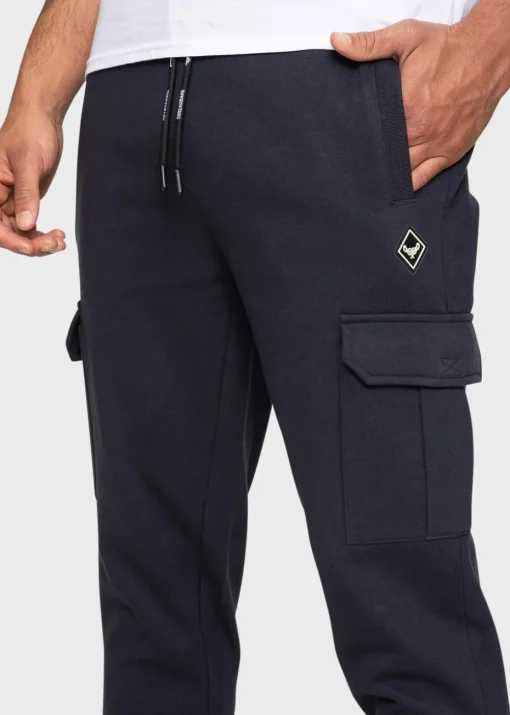 Threadbare Navy Cargo Style Joggers