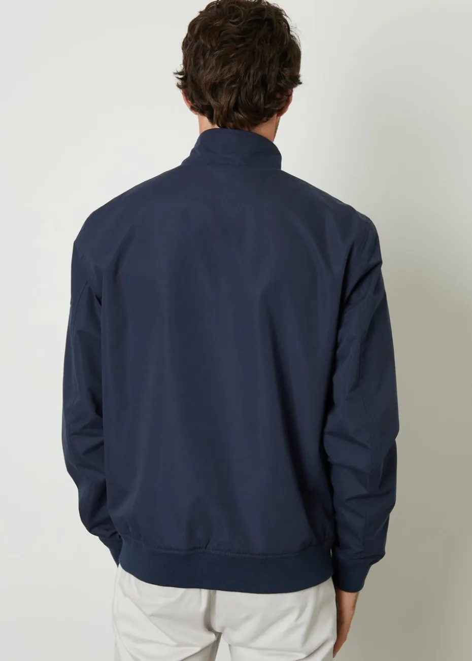 Threadbare Navy Zip Up Harrington Style Jacket