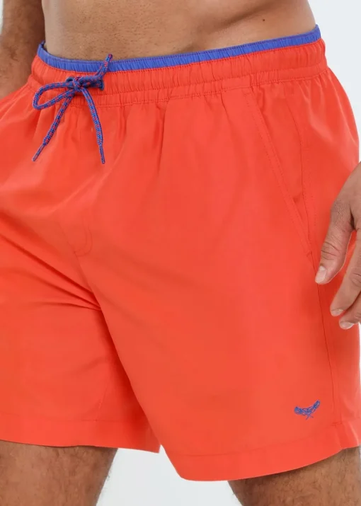 Threadbare Red Swim Shorts
