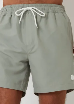 Threadbare Soft Green 2 Pack Geometric Print Swim Shorts