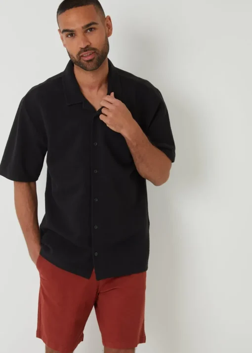 Threadbare Terracotta Cotton Regular Fit Stretch Chino Shorts