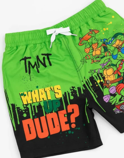 TMNT Characters Kids Multi Coloured Swim Shorts (3-10 Years)